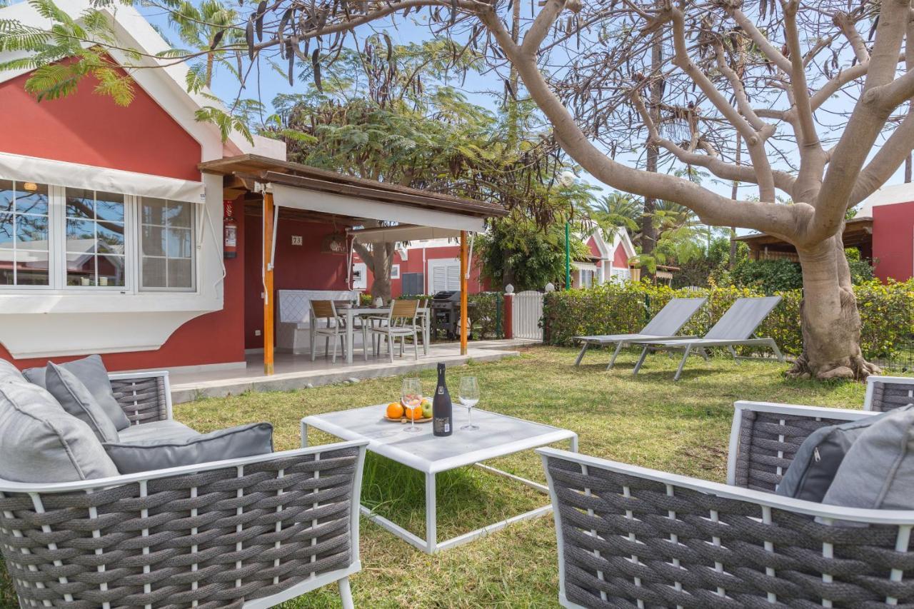 Lightbooking Tunos 73 Maspalomas Gran Jardin Y Barbacoa Kültér fotó