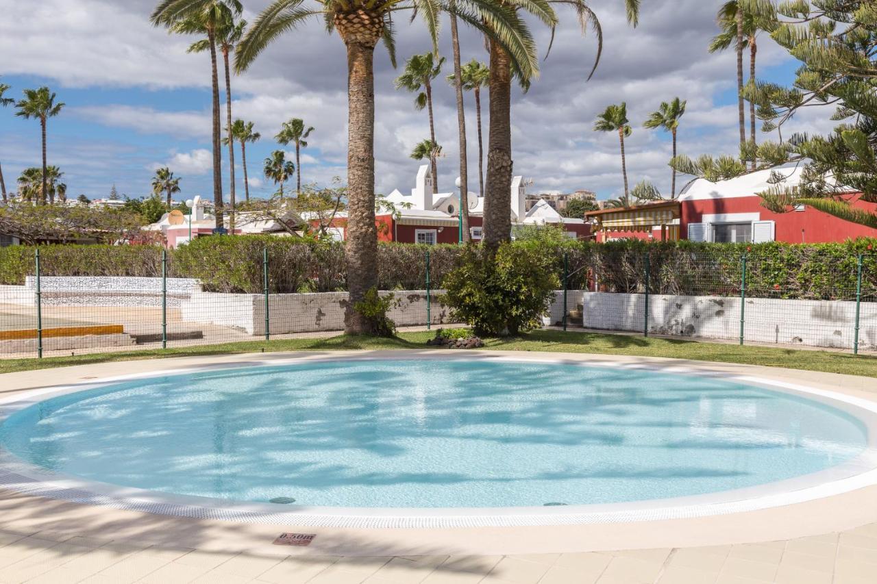 Lightbooking Tunos 73 Maspalomas Gran Jardin Y Barbacoa Kültér fotó