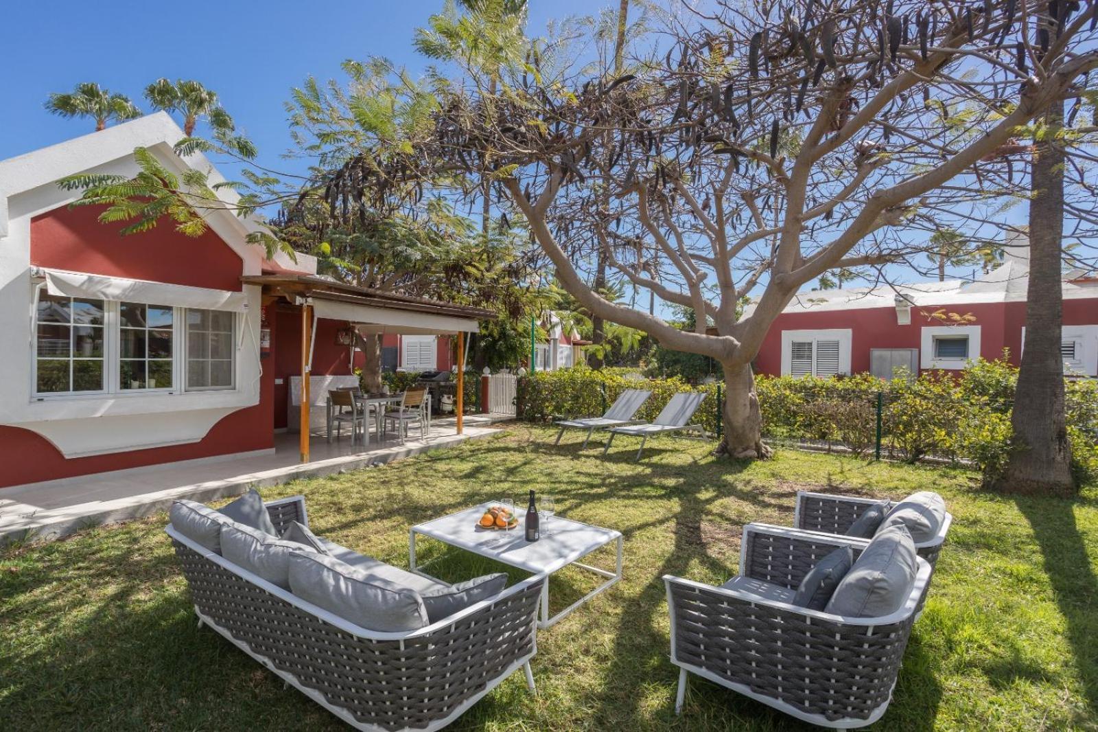 Lightbooking Tunos 73 Maspalomas Gran Jardin Y Barbacoa Kültér fotó